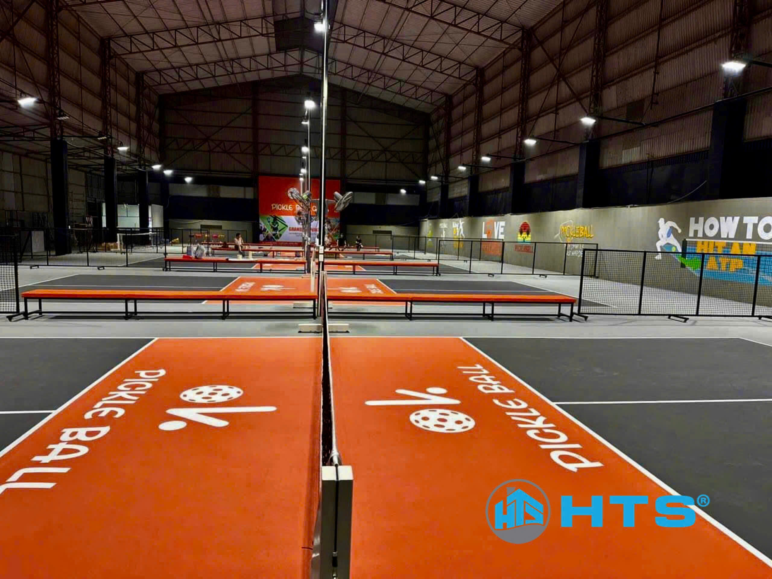 Sơn phủ Sân Thể Thao HTS SPORT cho sân Pickleball, Tennis, Cầu lông, Bóng rổ, Tennis, sân khác thùng nhỏ 5kg