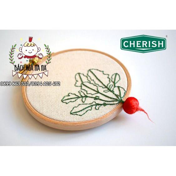 Kit thêu tay trang trí trái cây mini, diy tự thêu trái cây, rau củ, handmade shop, bách hóa na na