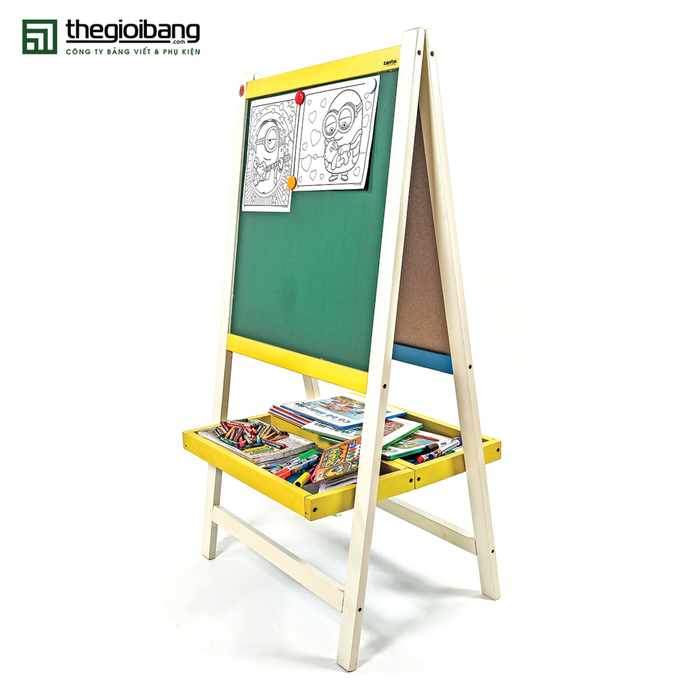 Bảng Vẽ Sáng Tạo Cho Bé Little Picasso Khung Sơn Màu - Kích Thước 600x1200mm - Bảng Tân Hà Chính Hãng