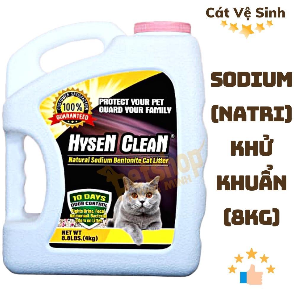 Cát Mèo Cát Vệ Sinh Cho Mèo Cao Cấp Không Bụi Hysen Clean 8KG