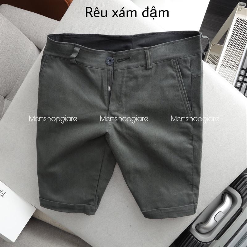 SHORT KAKI NAM CO GIÃN NGANG GỐI