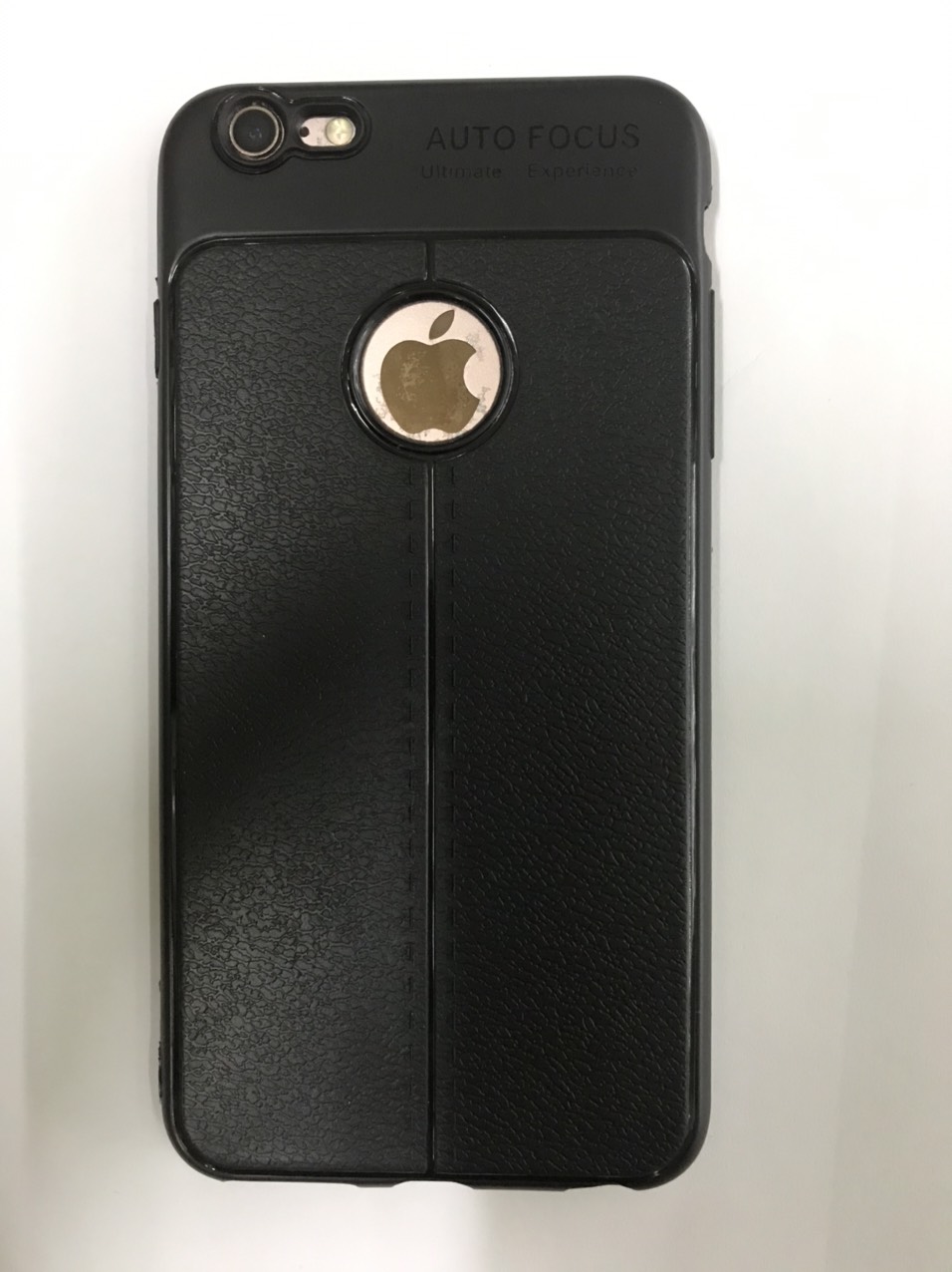 Ôp silicon giả da mầu đen cho iphone 6plus