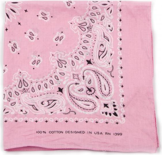 Khăn Bandana Màu Hồng - Mã B008