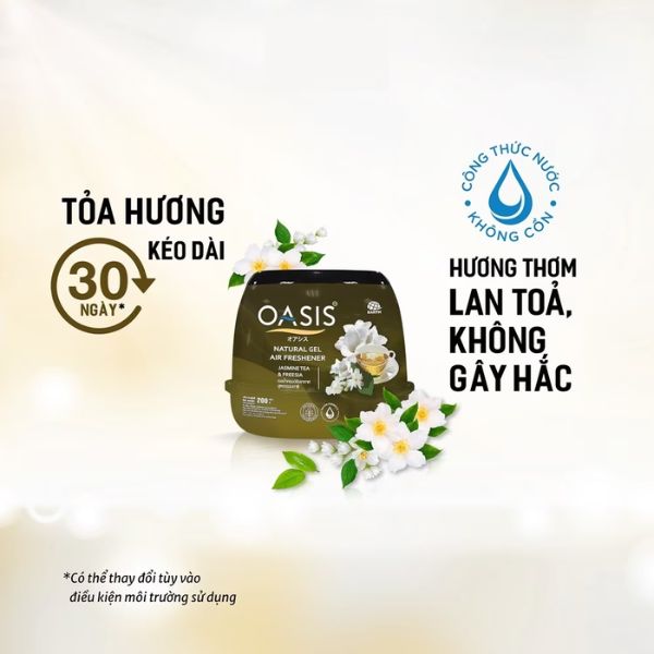 Sáp thơm phòng OASIS Natural _ Hương thơm từ thiên nhiên