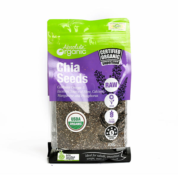 Hạt Chia hữu cơ Úc Absolute Organic