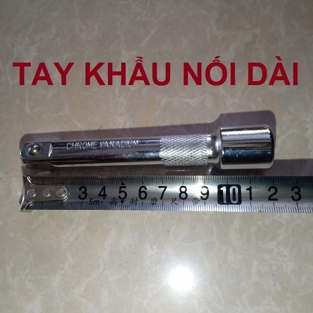 Bộ khẩu tay đảo chiều to 11 chi tiết 1/2 thép CRV cao cấp