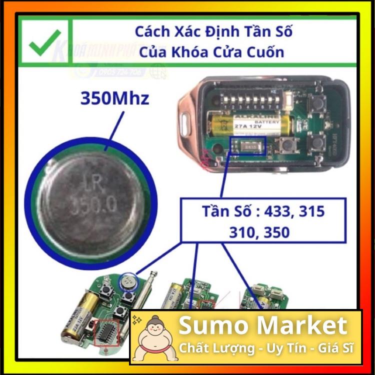 Remote Cửa Cuốn Học Lệnh tần Sóng 315/433/350/310mhz