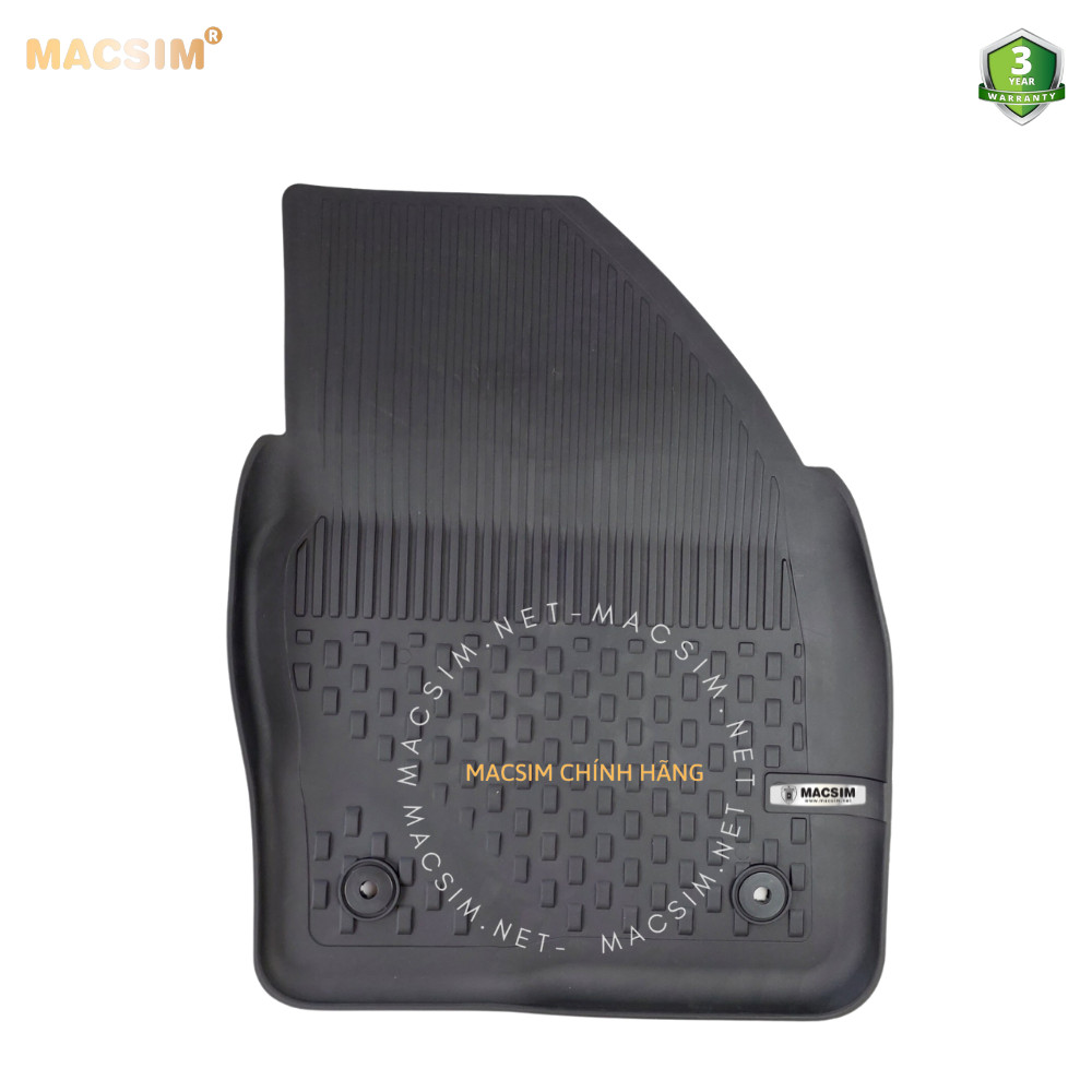 Thảm lót sàn ô tô nhựa TPE Silicon Ford Focus 2 Sedan / HB 2005-2010 Black Nhãn hiệu Macsim