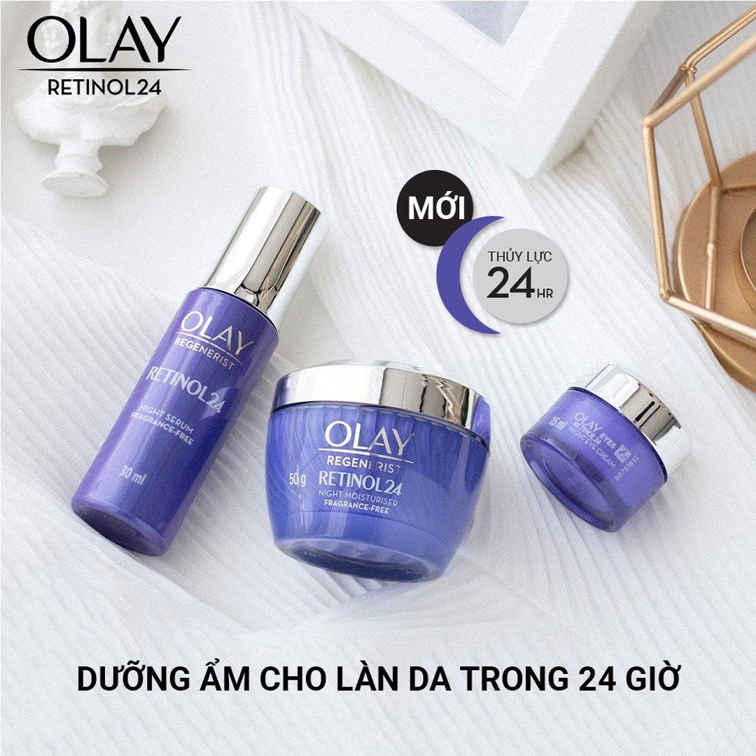 Kem Dưỡng Ban Đêm Olay Regenerist Retinol24 Tái Tạo Da Night Moisturiser 50g