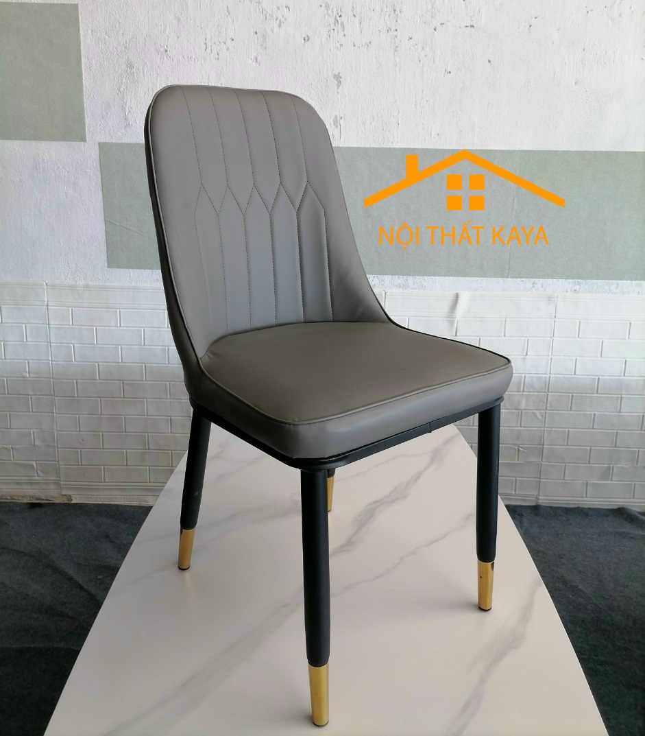 Ghế Hera Nhập Khẩu Bọc Da Microfiber Cao Cấp - Khung và chân ghế bằng Thép Carbon sơn tĩnh điện chống rỉ sét KY-GH03