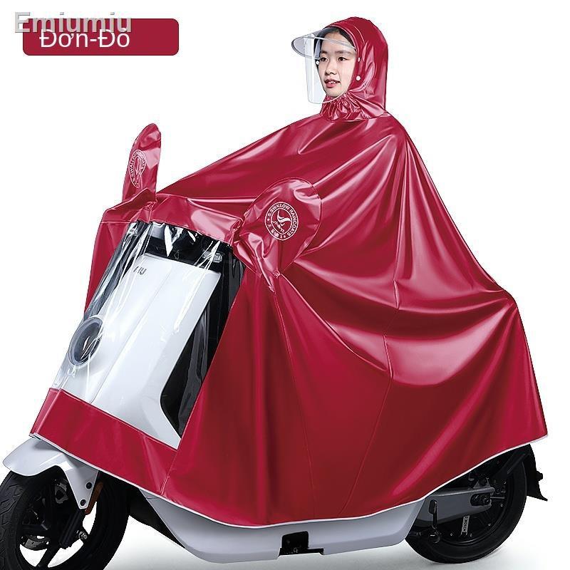 ◈❈Áo mưa chống thấm xe máy điện tăng độ dày cho toàn thân áo mưa chuyên dụng poncho