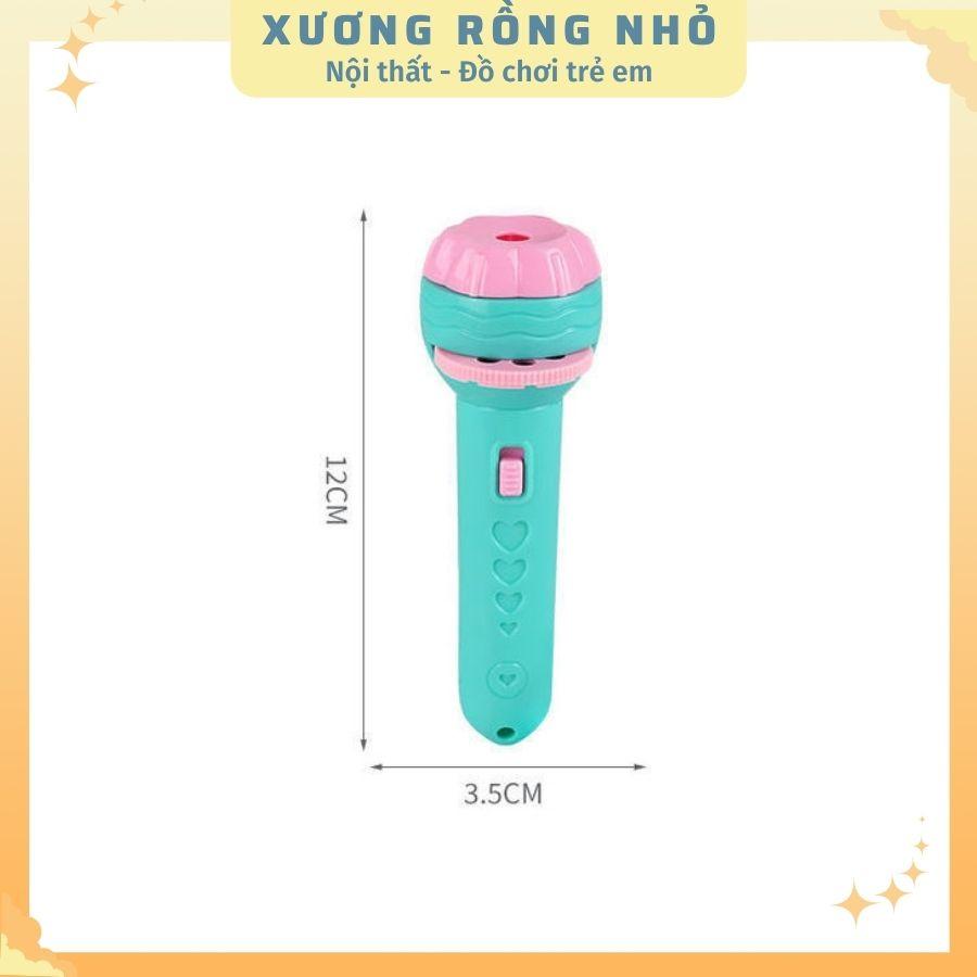 Đèn pin chiếu hình 80 hình động vật nghộ nghĩnh 3d sắc nét cho bé 1 2 3 4 tuổi