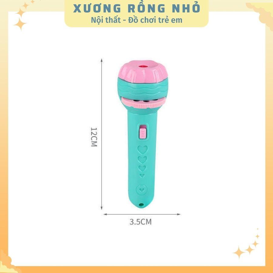 Đèn pin chiếu hình 80 hình động vật nghộ nghĩnh 3d sắc nét cho bé 1 2 3 4 tuổi