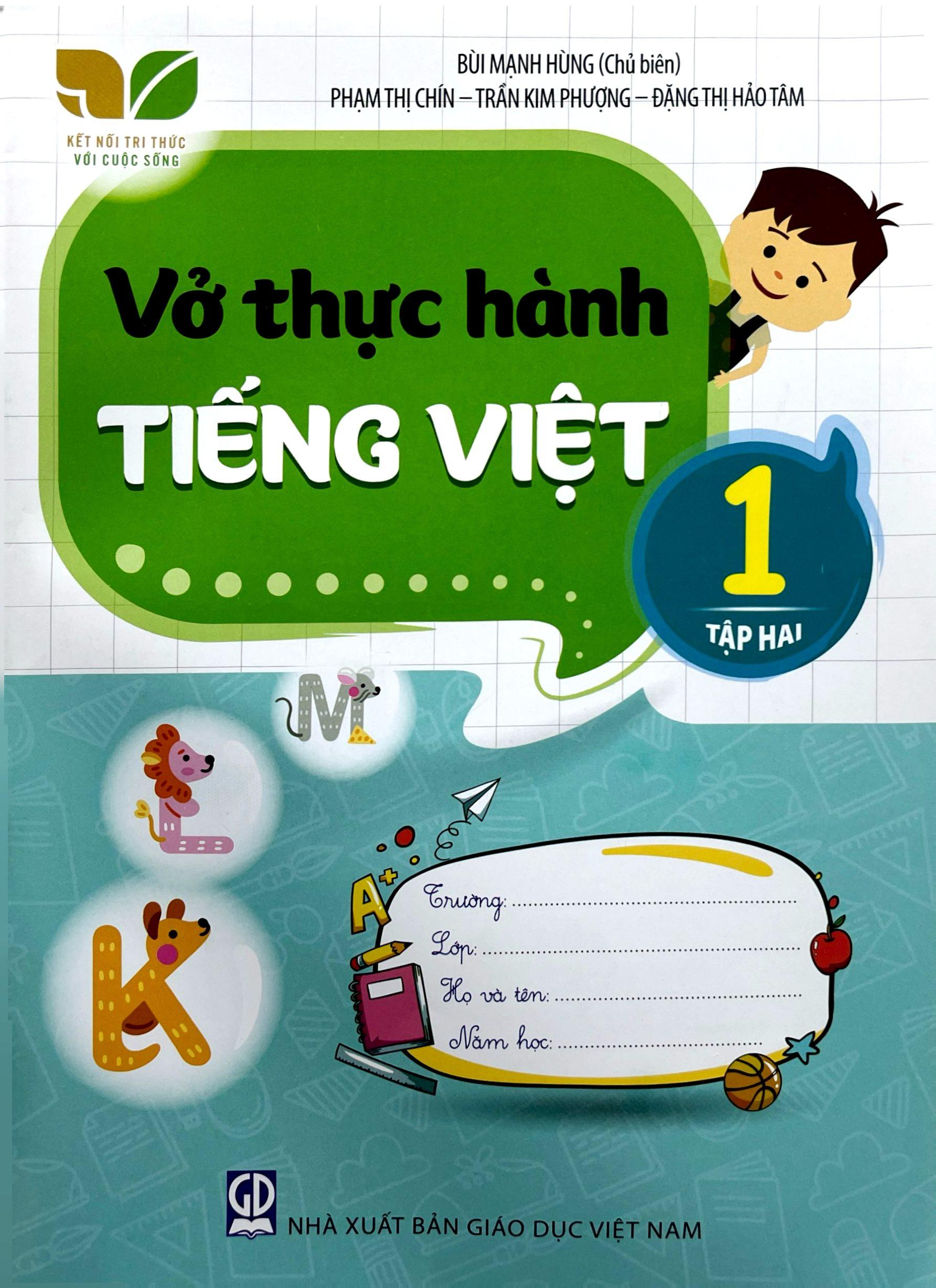Sách - Vở Thực Hành Tiếng Việt 1 - Tập 2 (Kết Nối) (Chuẩn)