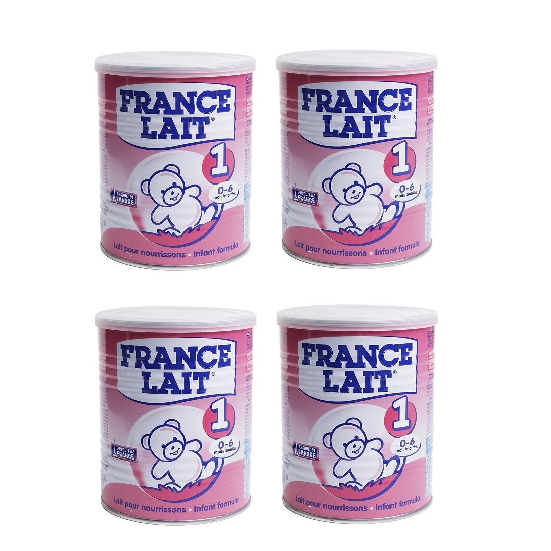 Bộ 4 Lon Sữa bột France Lait 1 (400g)