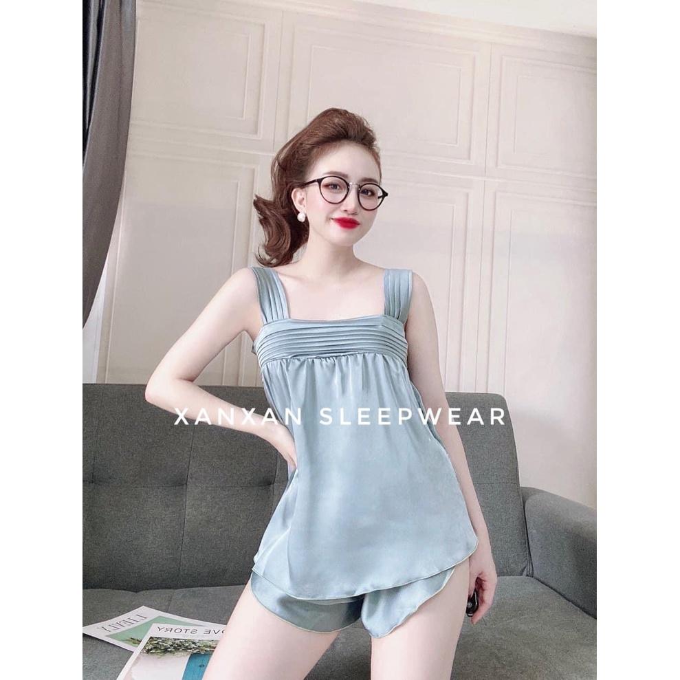 SIÊU RẺ , ĐỒ NGỦ SEXY, ĐỒ BỘ NGỦ LỤA LATIN DÂY BẢN FREE SIZE DƯỚI 55KG