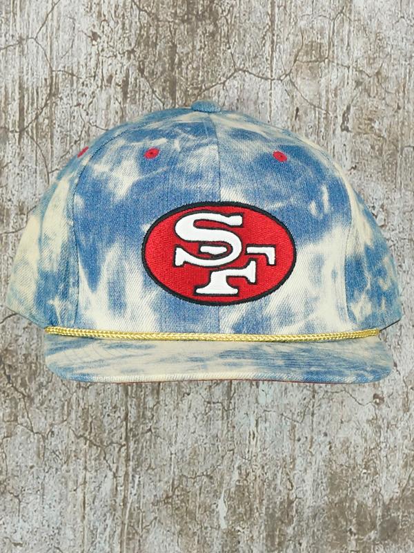 NÓN SNAPBACK NBA ACID WASH DENIM CAP