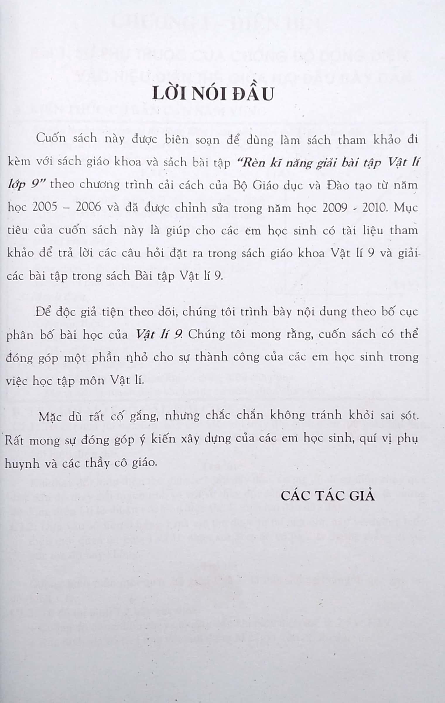 Giải Bài Tập Vật Lí 9