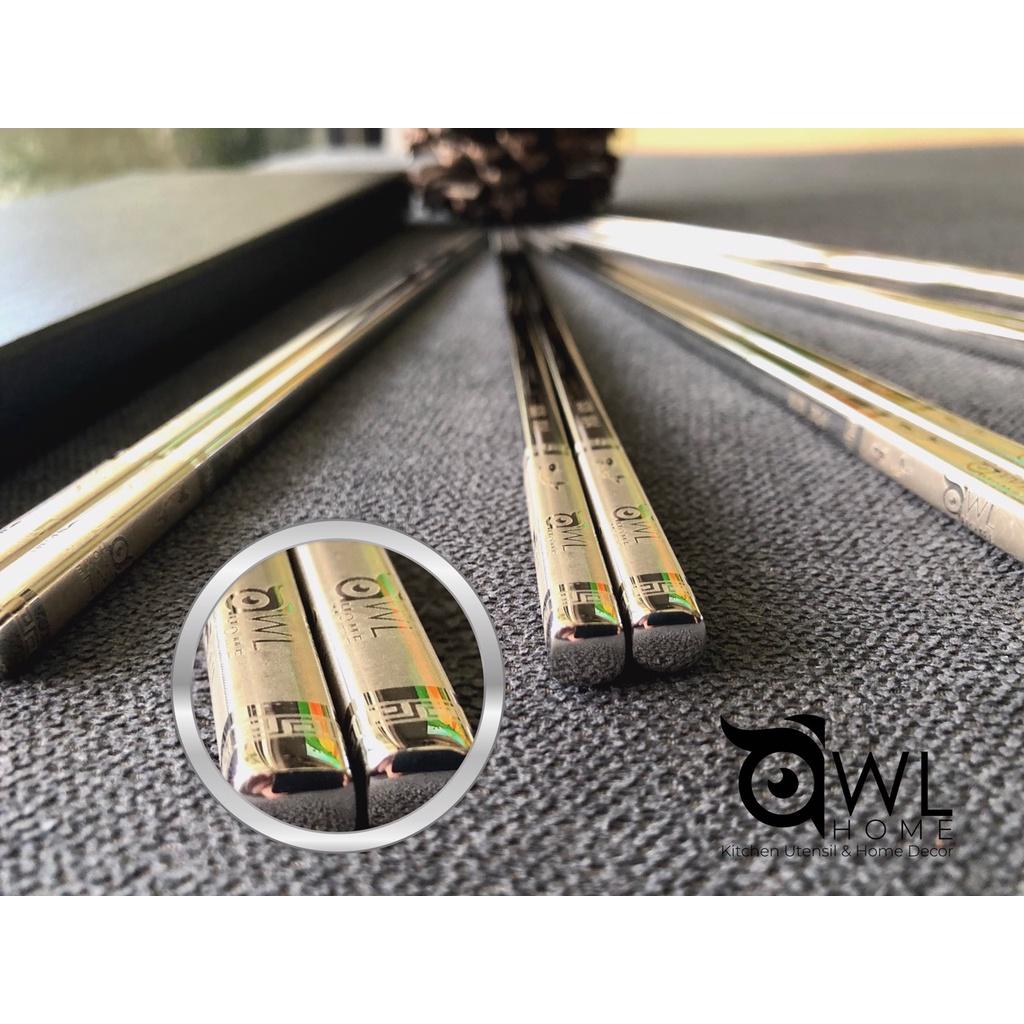 Đũa Inox 304 hoa văn laser cá chép nhật bản