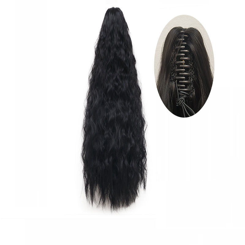 Ngoạm xù sóng nước N153 ❤️FREESHIP❤️ kẹp ngoạm tóc giả, quặm tóc giả, tóc giả nữ ngoạm kẹp