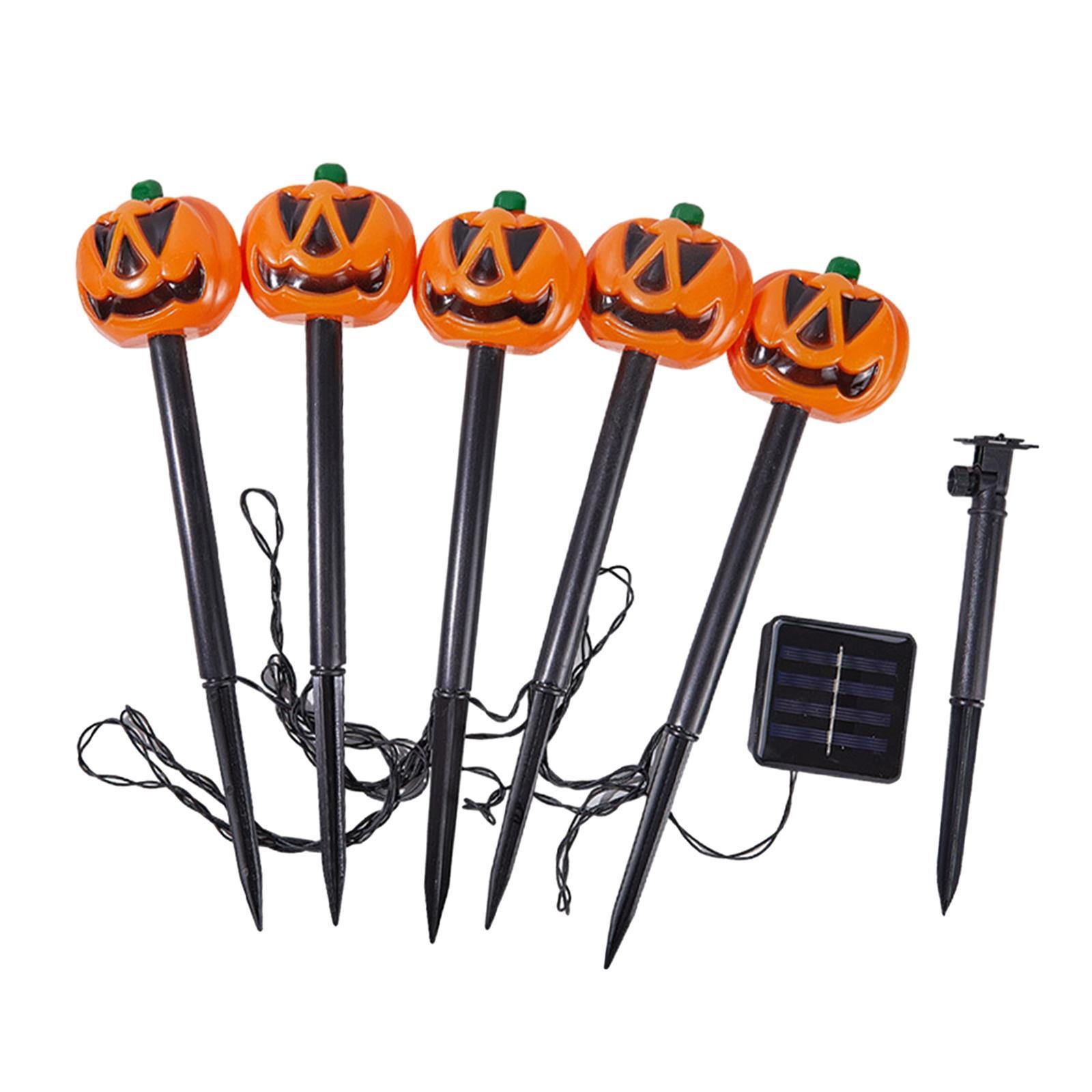 Solar Path Lights Outdoor Waterproof Halloween Decorations Outside Garden Lights Pathway for Garden Yard Landscape Patio Path
