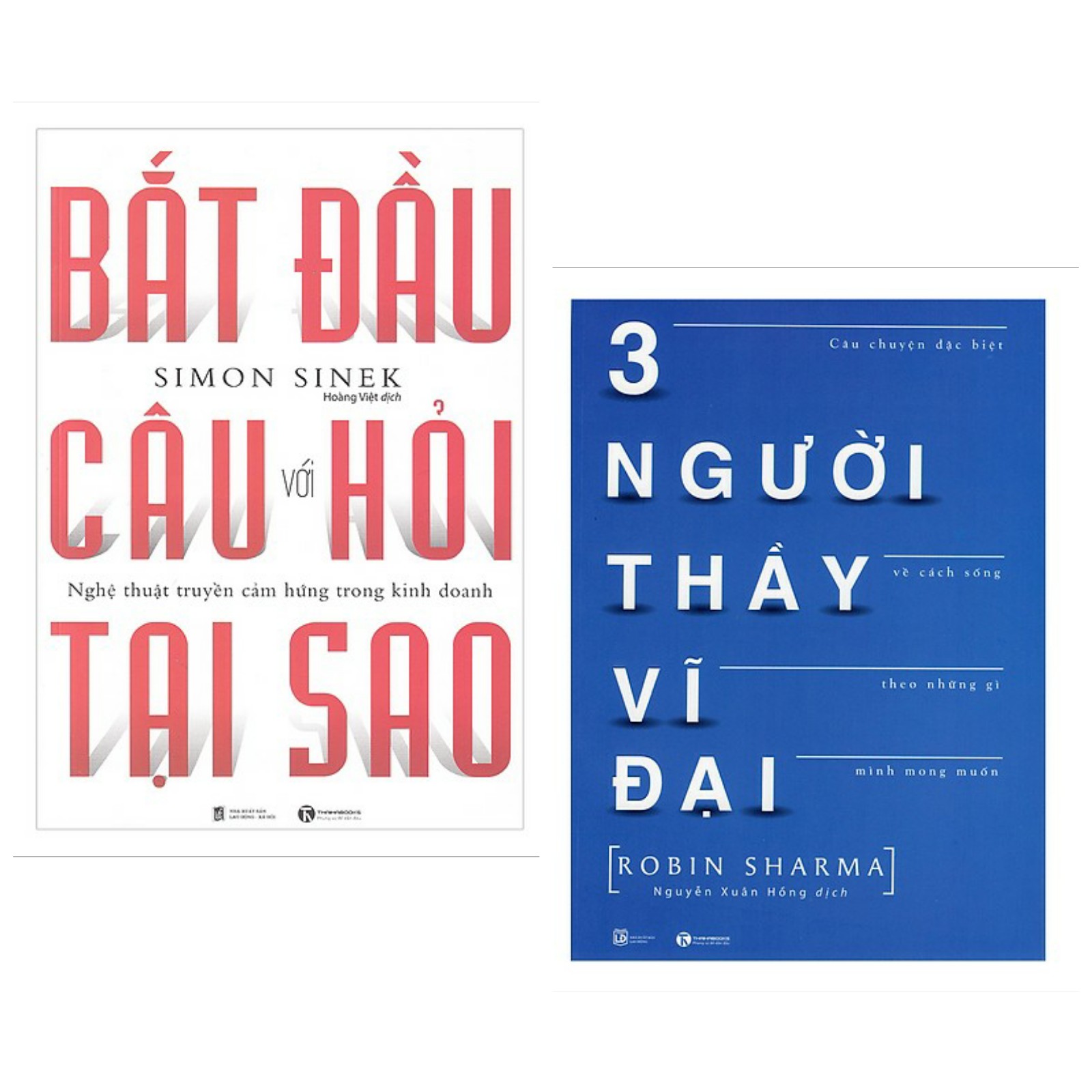 Combo Sách Kỹ Năng Sống Hay: Ba Người Thầy Vĩ Đại + Bắt Đầu Với Câu Hỏi Tại Sao? - Tặng Kèm Bookmark Green Life