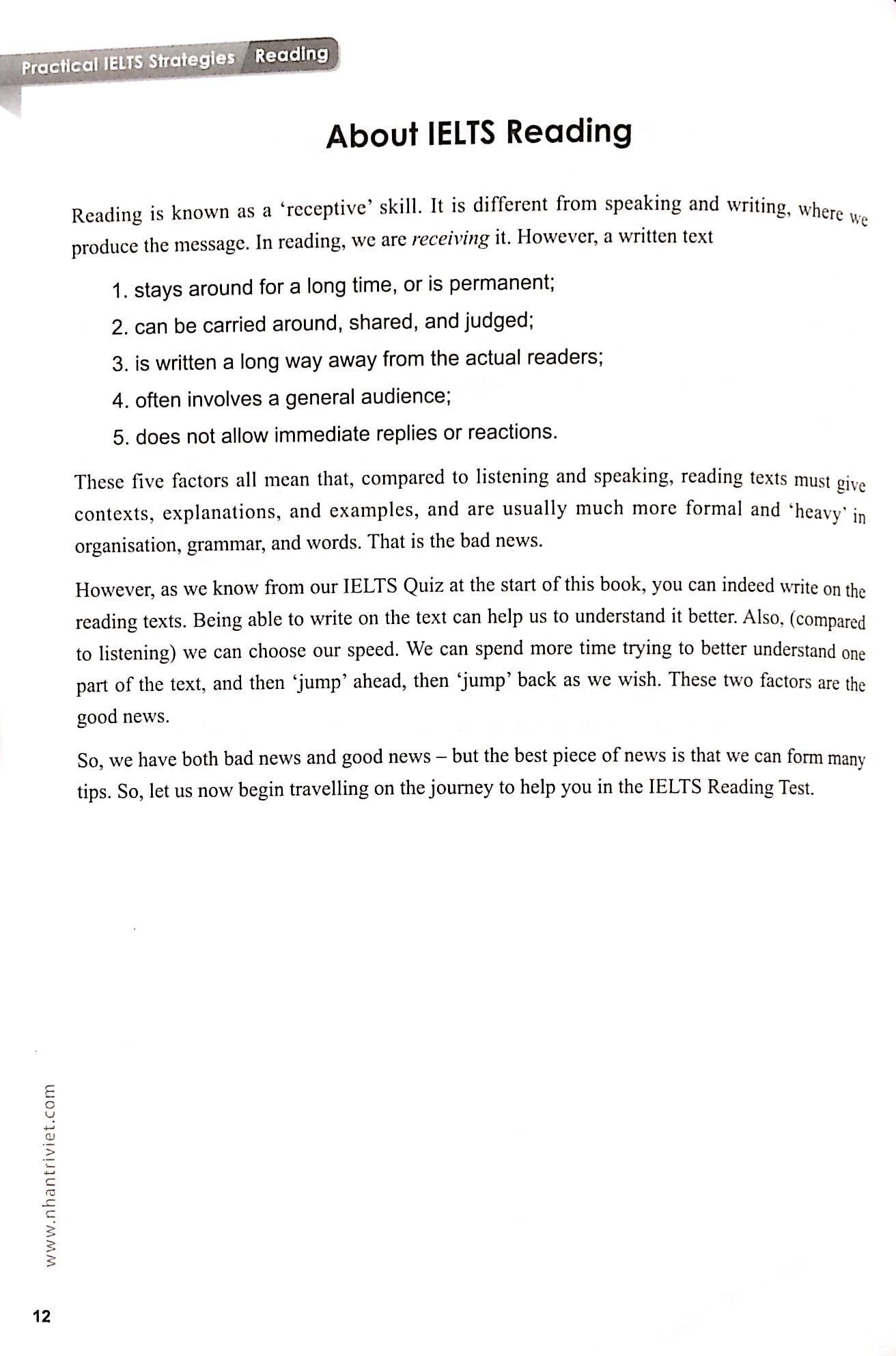 Practical IELTS Strategies - IELTS Reading 