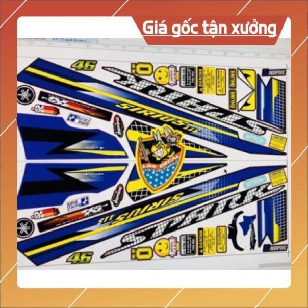 Tem rời sirius fi spark xanh đen