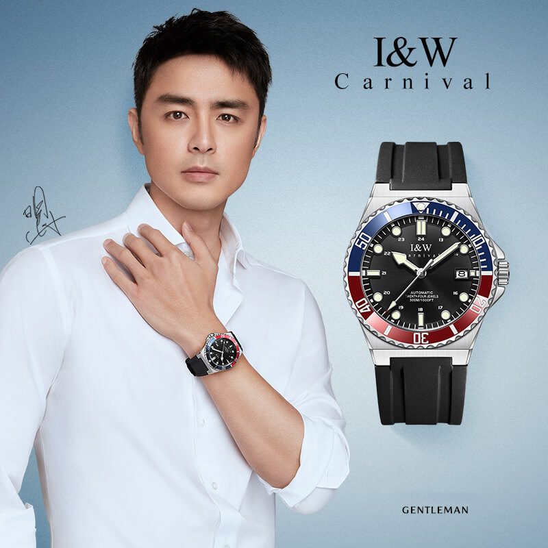 Đồng hồ nam chính hãng IW Carnival IW726G-6 ,Kính sapphire,chống xước,Chống nước30m,BH24 tháng,Máy điện tử(pin),dây da