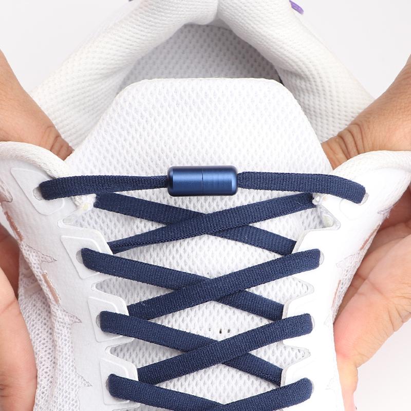Giày thể thao đàn hồi Sneakers Tùy chọn đầy màu sắc Không có dây giày cho dây giày thể thao mà không cần cà vạt trẻ em Phụ kiện dành cho người lớn