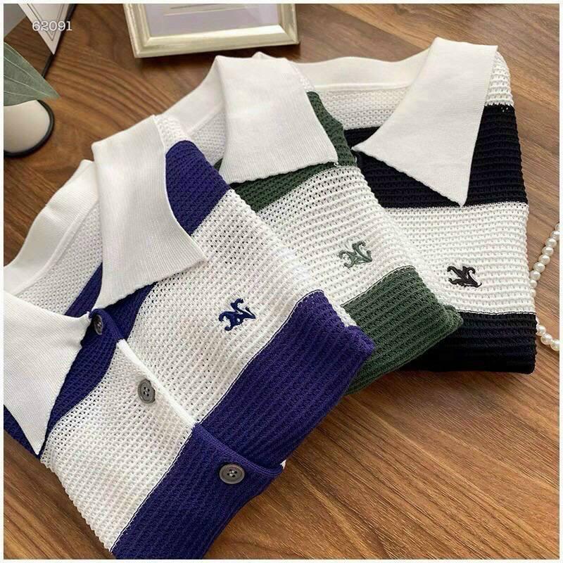 ÁO LEN SỌC POLO