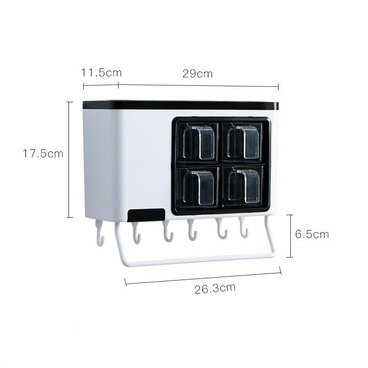 Kệ đựng gia vị và đồ dùng nhà bếp - Có thể treo tường hoặc để bàn
