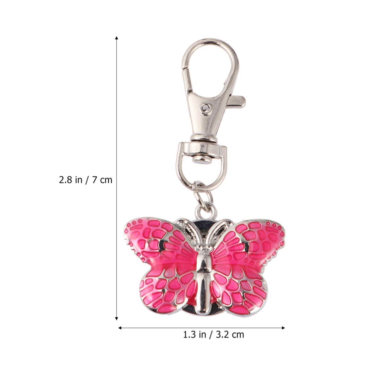 Y tá Pocket Watch- Butterfly trong hình của một chiếc đồng hồ bỏ túi treo đồng hồ túi xách tay cầm túi điều dưỡng đồng hồ thạch anh