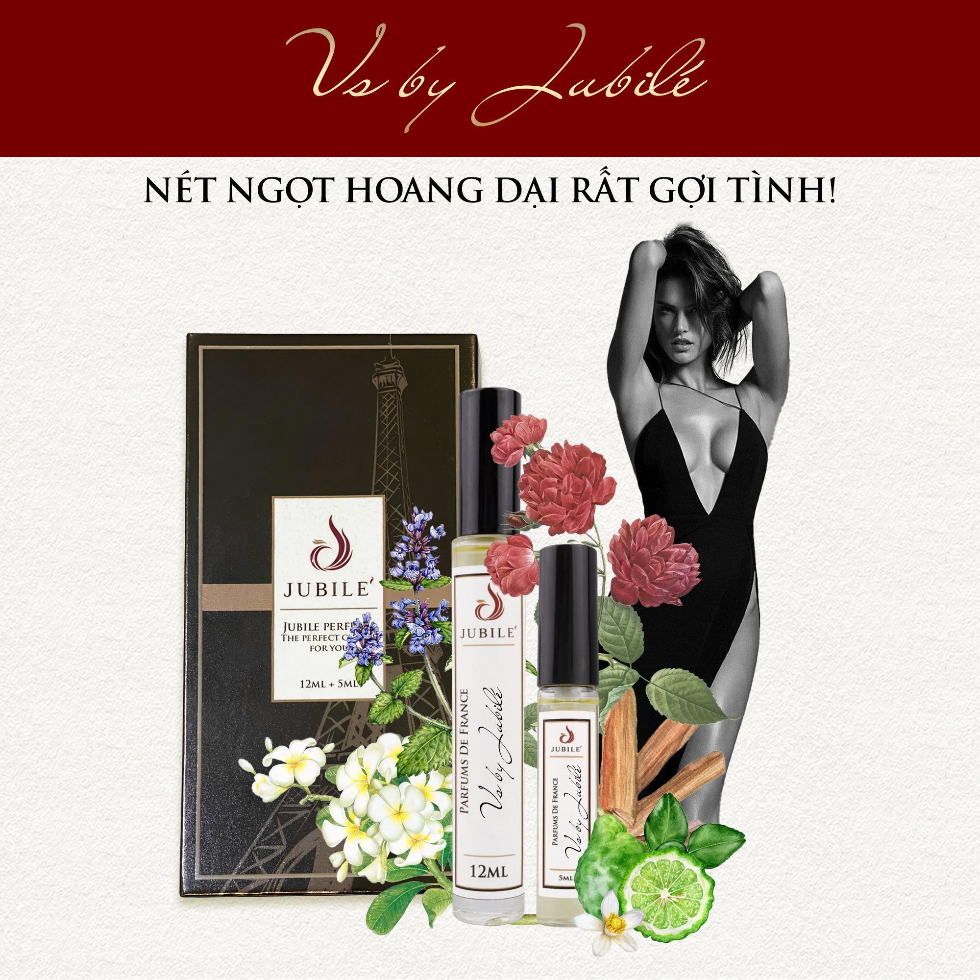 Tinh dầu nước hoa Pháp Jubile Perfume Vs