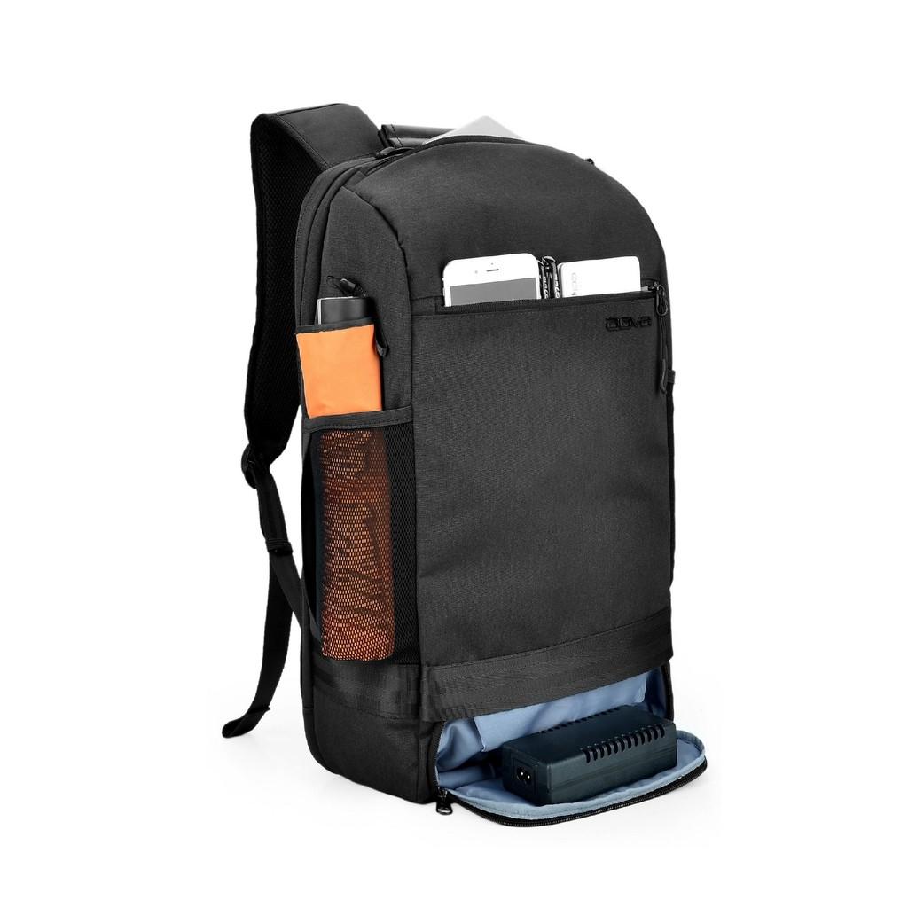 Balo Laptop AGVA Traveller Daypack 15.6 inch màu Đen mã LTB357BLACK Chất liệu Vải polyester cao cấp nhiều ngăn đựng phụ kiện Bảo hành 02 năm chính hãng