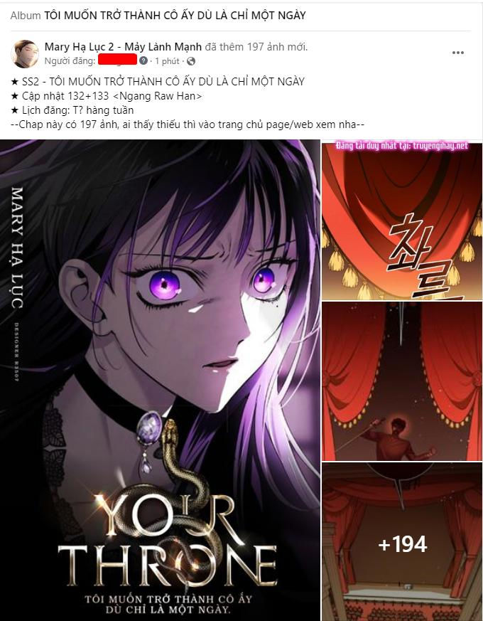 tôi muốn trở thành cô ấy dù chỉ là một ngày chapter 133.2 52