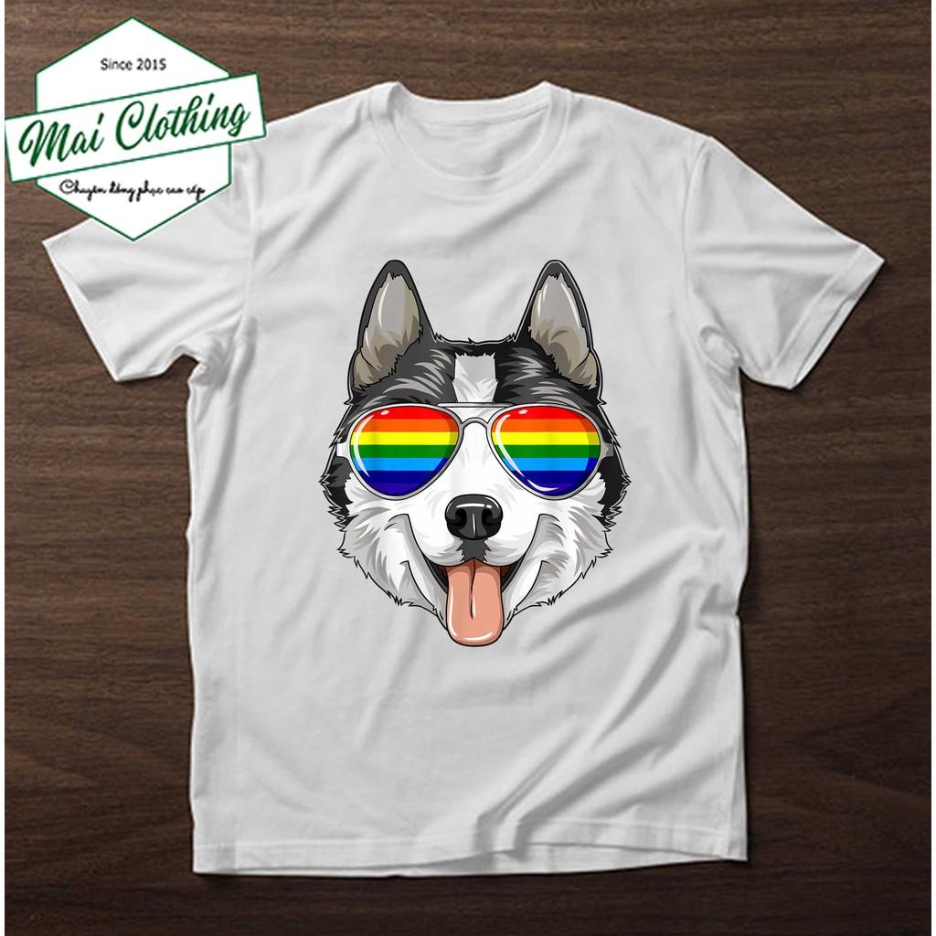 ️ Áo thun trắng Trơn Nam nữ In hình chó mèo chất liệu Cotton 100% cao cấp, giá rẻ nhất thị trường - MaiClothin