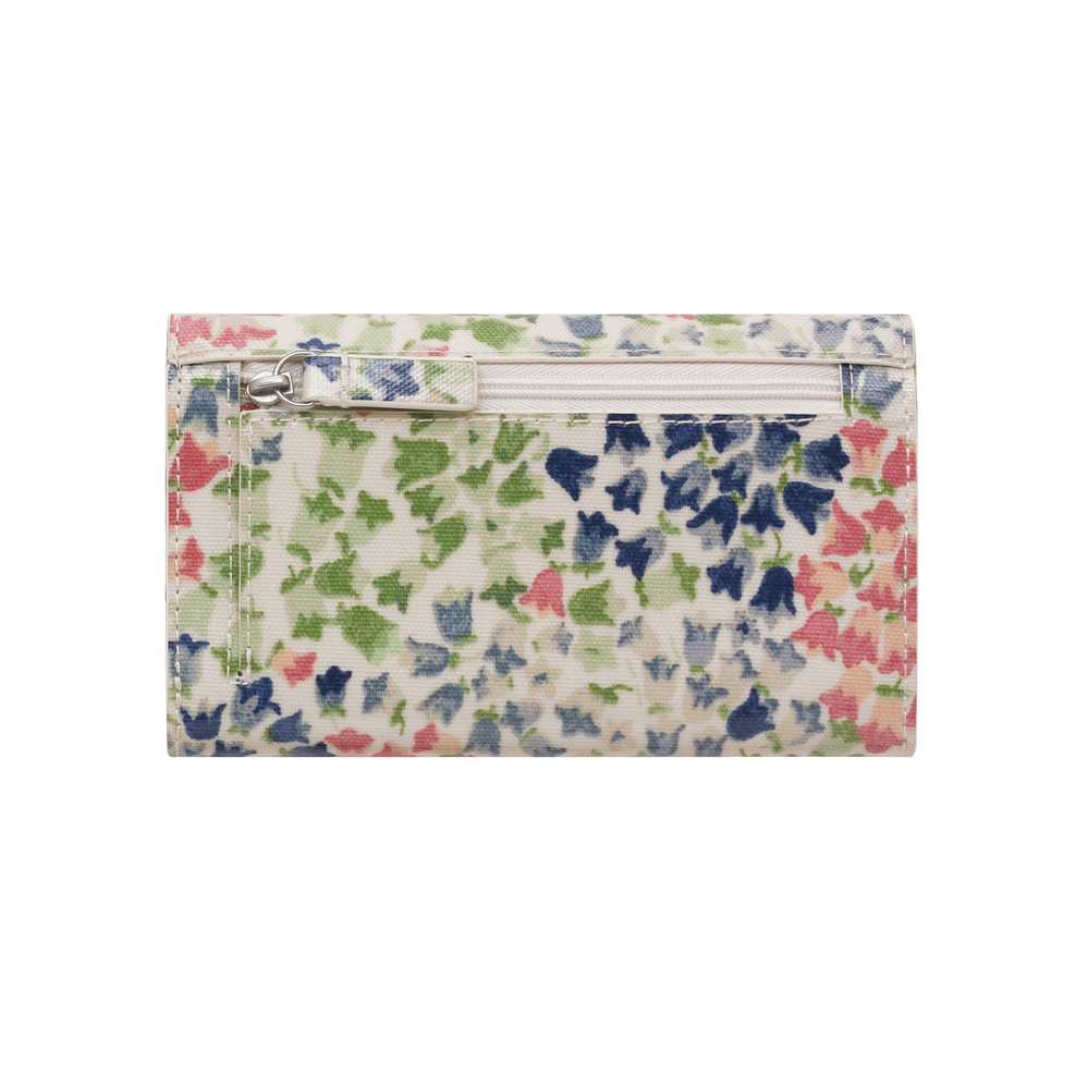 Ví gập Cath Kidston họa tiết Tiny Painted Bluebell (Foldover Wallet Tiny Painted Bluebell)