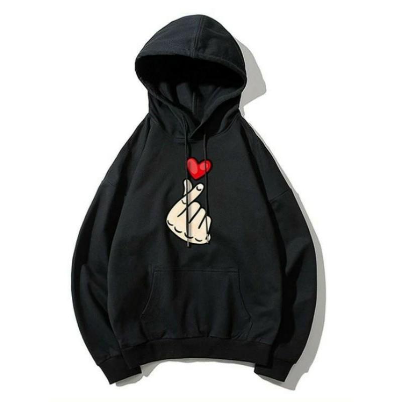 Áo hoodie trái tim, áo nỉ thu đông đẹp nhất