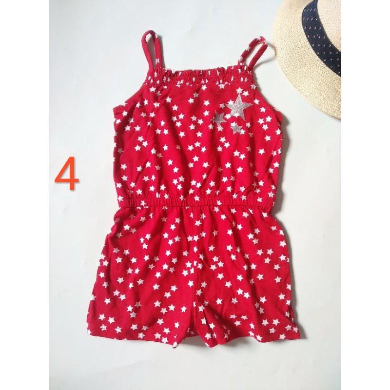 Jumsuit, Body đùi 2 dây & có tay các hãng Baby Gap, Jumping Beans cho bé gái