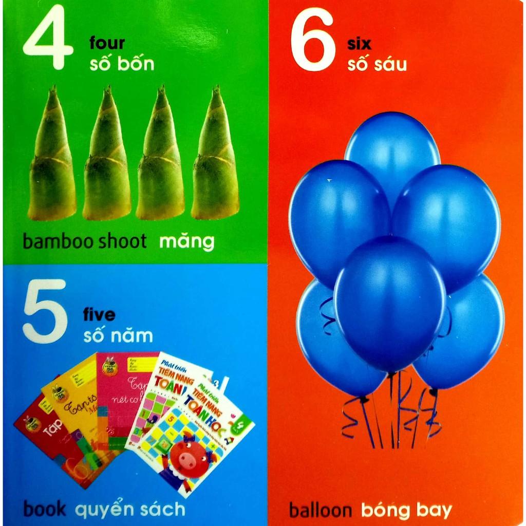 Sách: 101 First Words: Numbers - Shapes - Colours / 101 Từ Đầu Tiên: Chữ Số - Hình Dạng - Màu Sắc ( Tái bản)