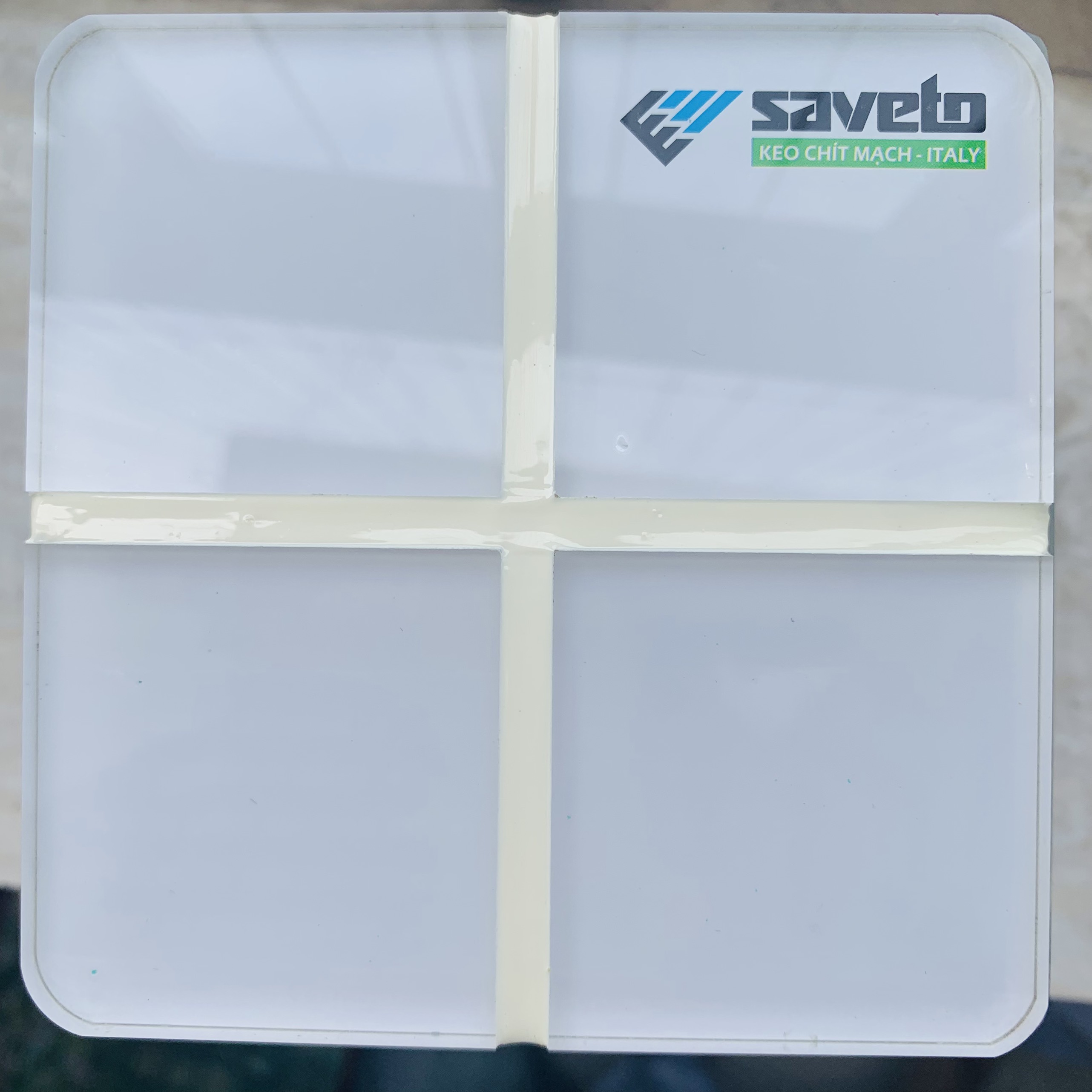 Bộ Dụng Cụ Chít Mạch Gạch Saveto- Dùng Để Thi Công Keo Chít Mạch Saveto Chống Thấm-Bám Bẩn S01-Trắng
