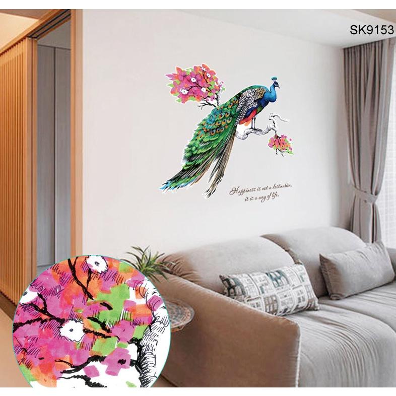 Decal dán tường, tranh dán tường trang trí phòng khách, phòng ngủ, sang trọng- BOBABO STORE