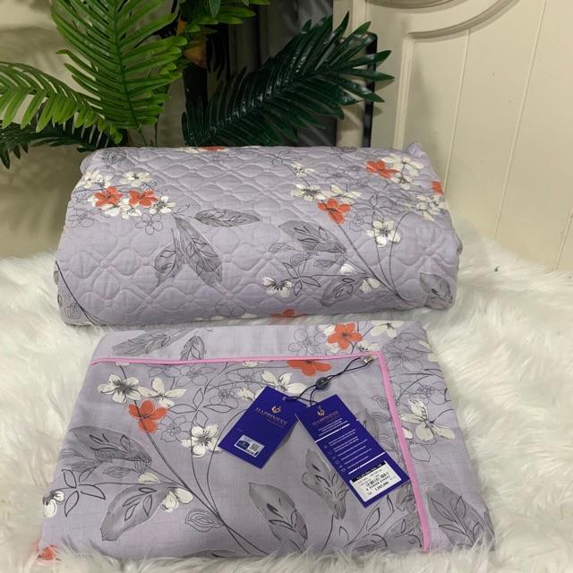 Bộ gối ga trần bông Happiness 1m6x2m/ 1m8x2m