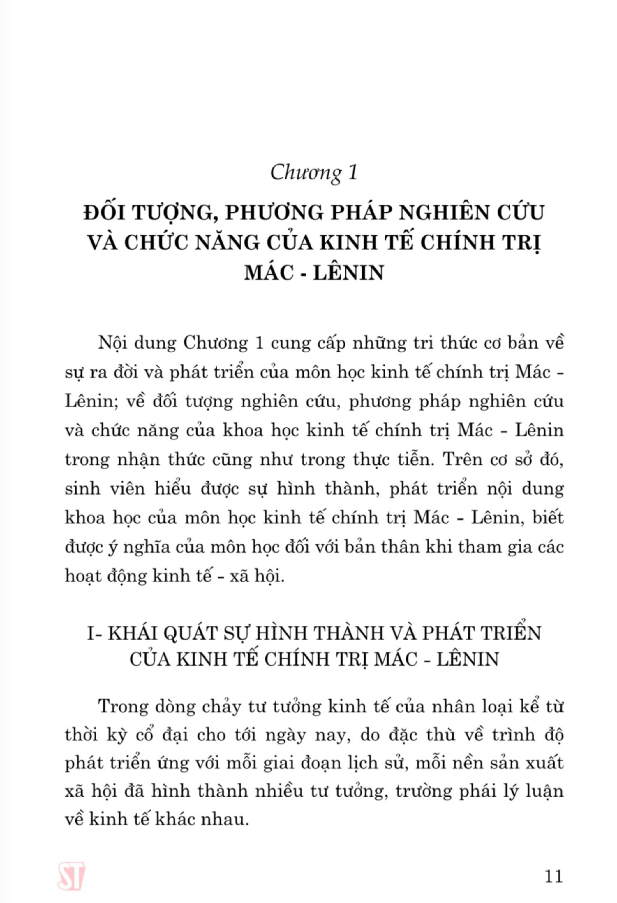 Giáo trình Kinh tế chính trị Mác - Lênin (Dành cho bậc đại học hệ không chuyên lý luận chính trị) - bản in 2024