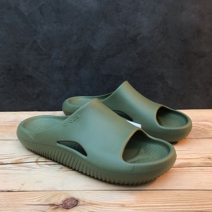 DÉP LÊ CROSS MELLOW FLIP MÀU XANH RÊU ĐÚC LIỀN KHỐI CHO CẢ NAM NỮ