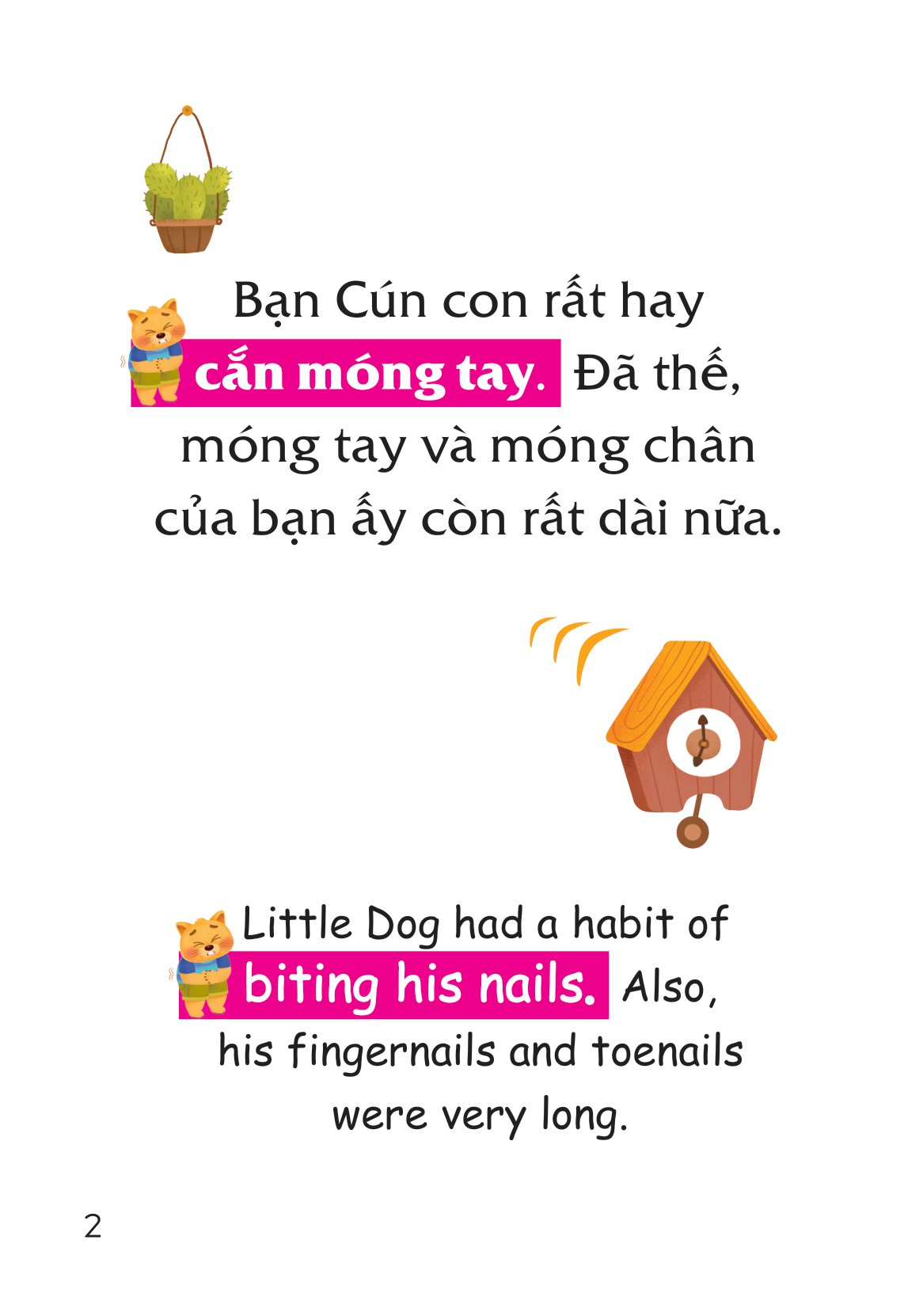 Sách: Truyện Tranh Song Ngữ Việt-Anh Cho Bé - Cắn Móng Tay Là Xấu Lắm Đấy! - Biting Your Nails Is A Bad Habit