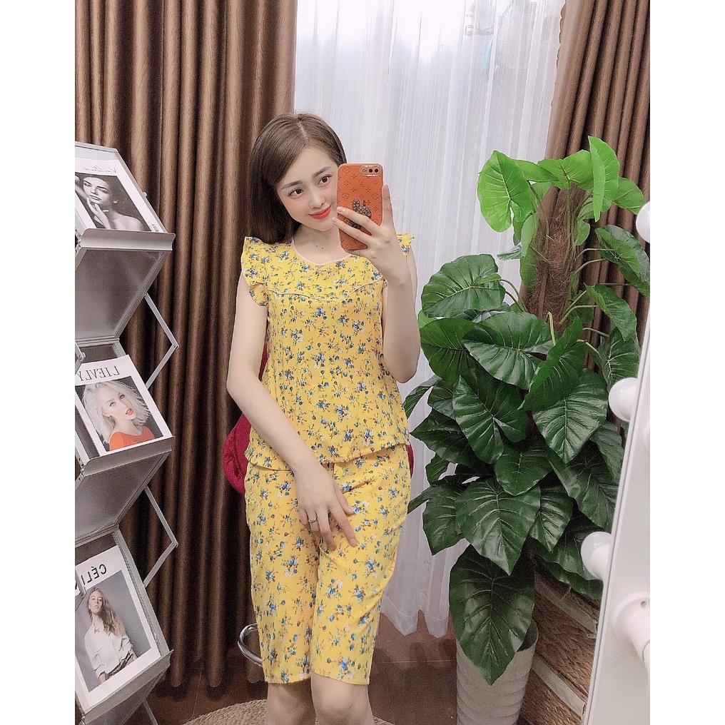Đồ bộ lụa lửng mặc nhà size 40-69kg