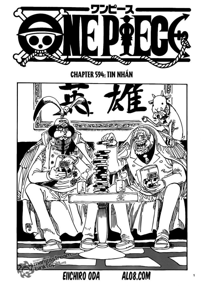 đảo hải tặc - one piece chapter 594 1