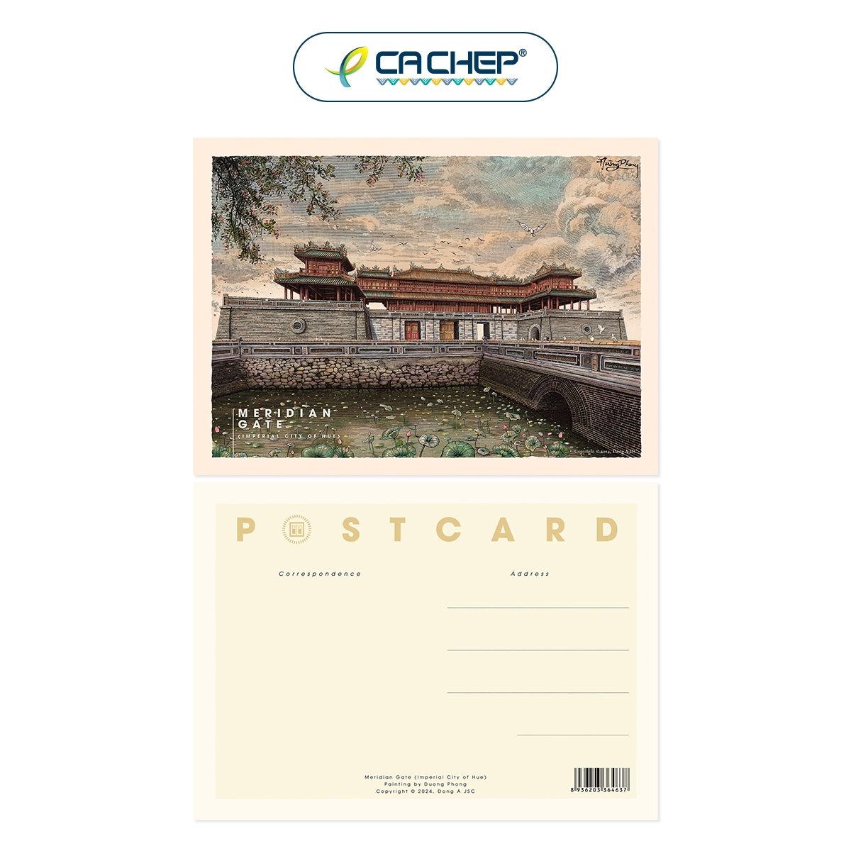 Hình ảnh Postcard Meridian Gate (Imperial City Of Hue) - Ngọ Môn (Huế)